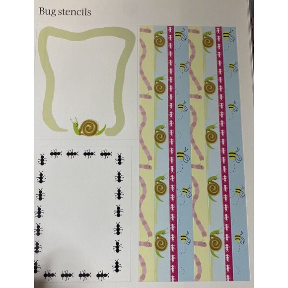 Vintage Scrapbook Stickers & Stencils Book 400 stickers Zoo Birthday - Picture 6 of 15